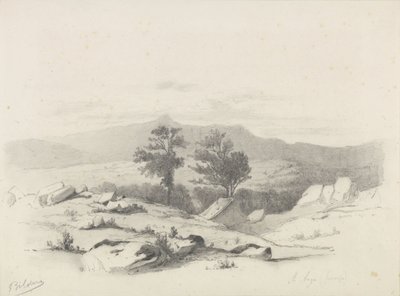 Vista del pueblo de St. Ange de Gerard Bilders